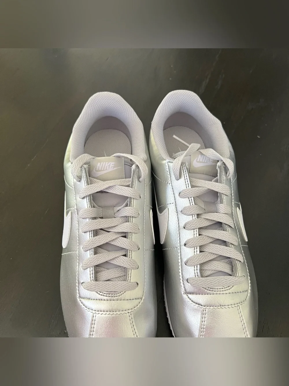 ✔️New✔️ NIKE Cortez Metallic Silver